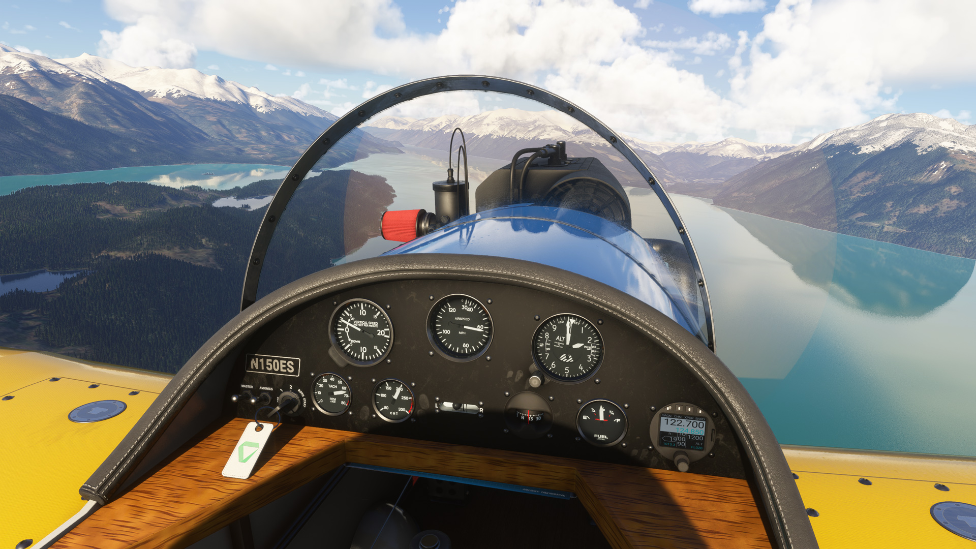 1500R cockpit panel with fingerprints and grunge showing