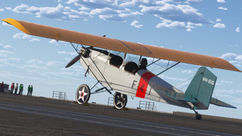 Pietenpol Air Camper F41 Livery on the deck of a carrier