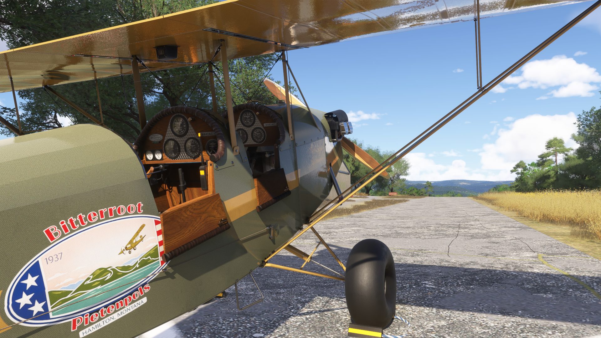 Pietenpol Air Camper Bitterroot with doors open