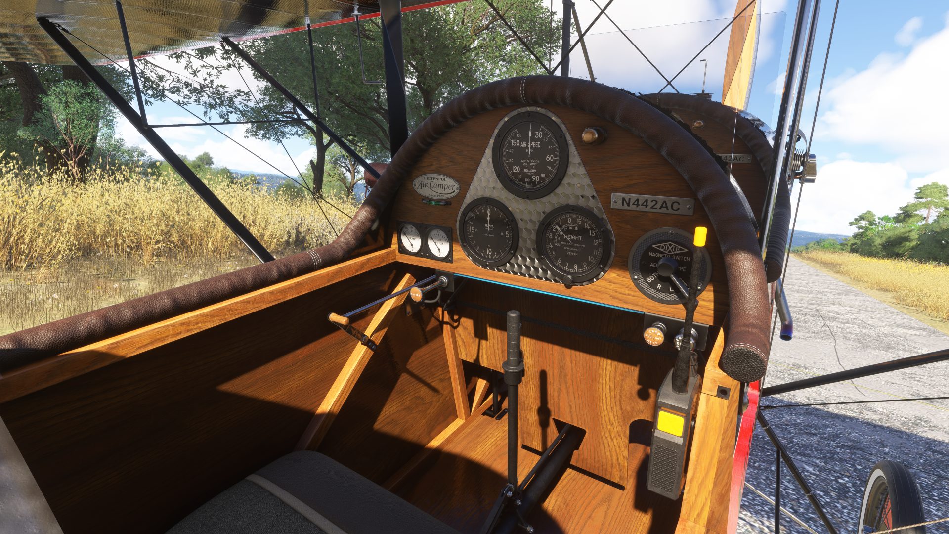Pietenpol Air Camper wood cockpit