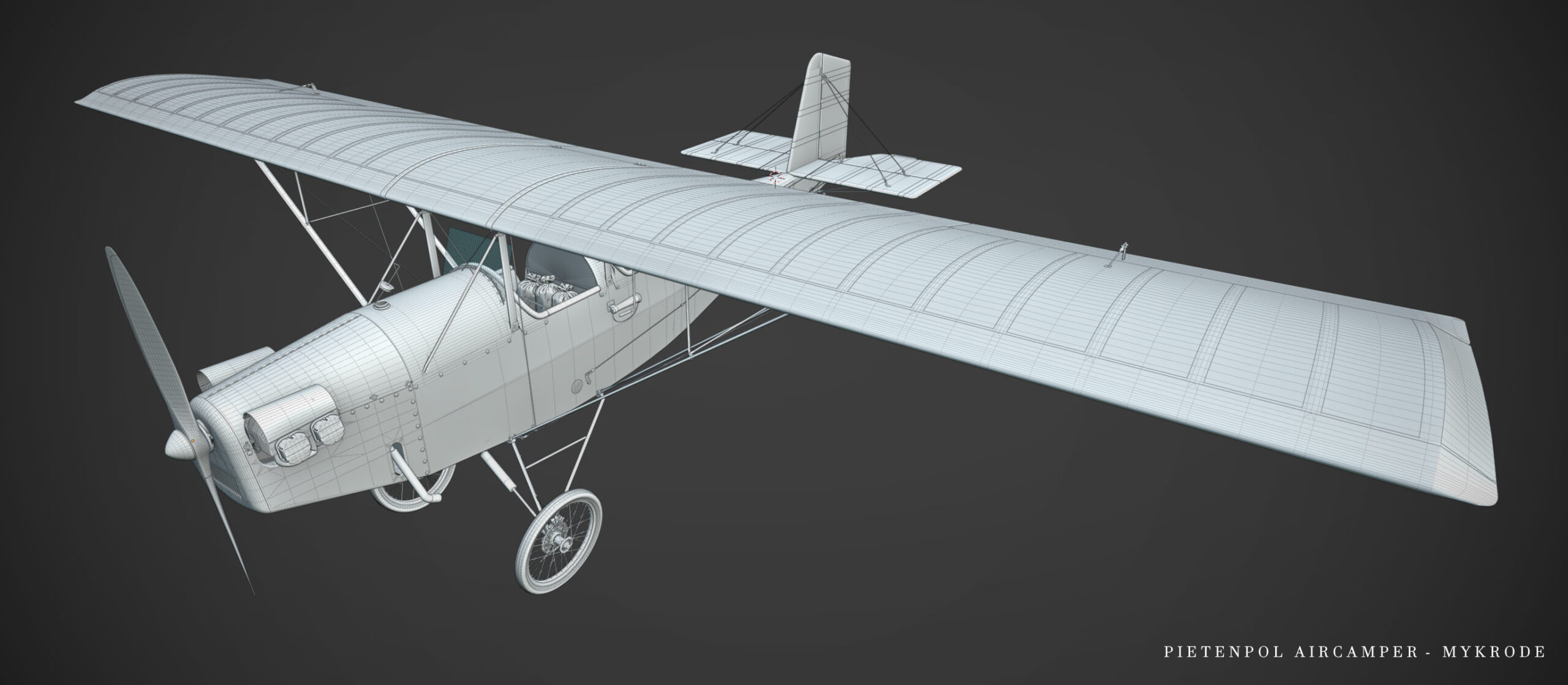 Air Camper 3D model in Blender