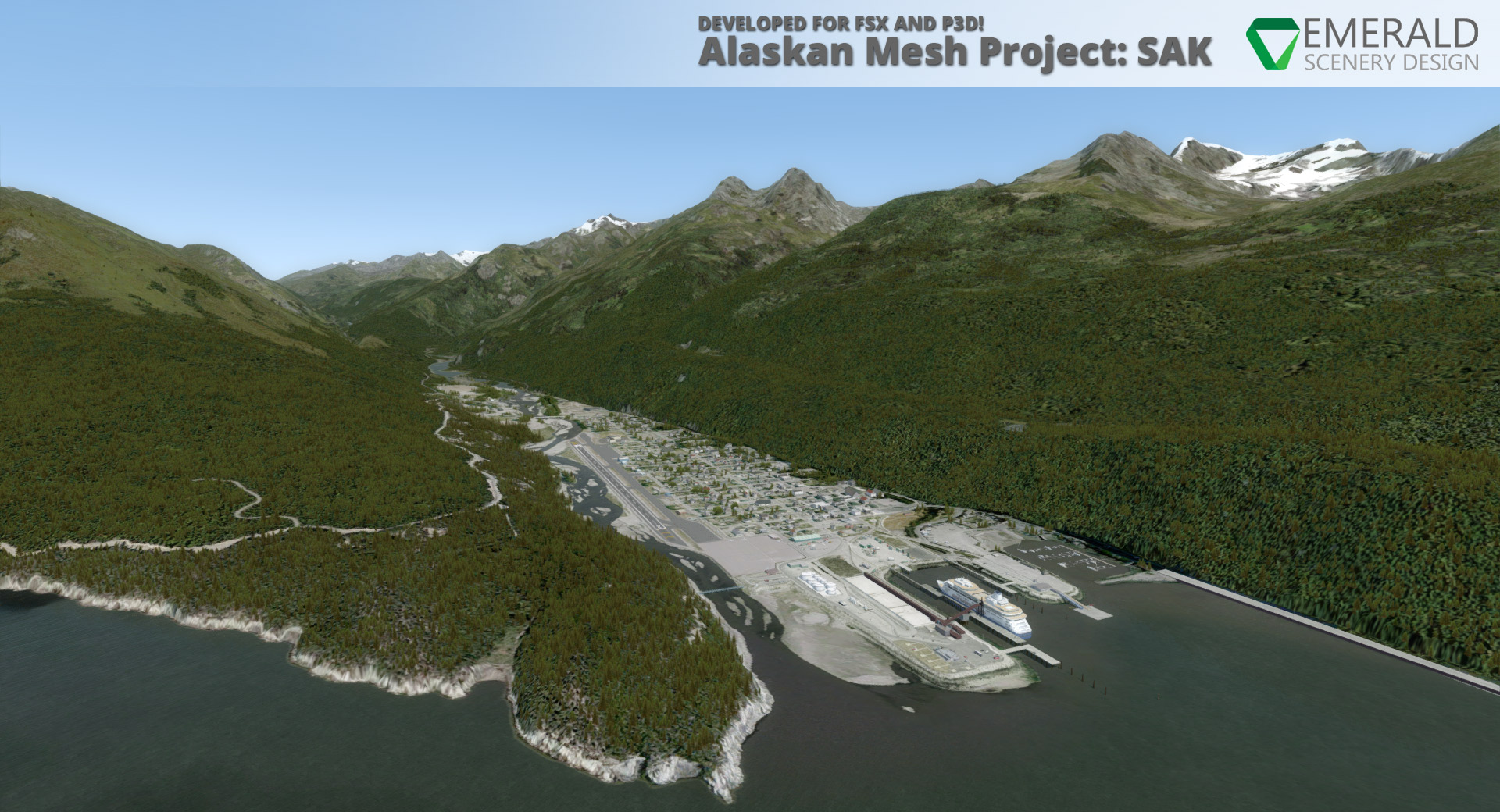 Supplement Gloed Toestemming Alaskan Mesh Project For FSX & P3D | Emerald Scenery Design