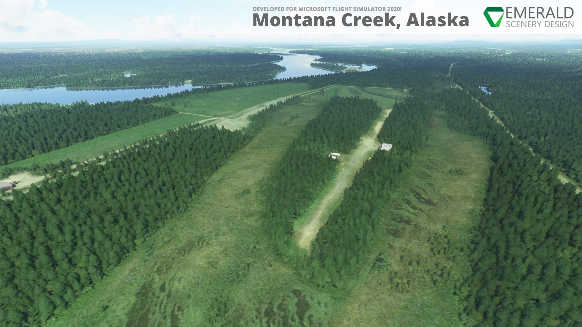 Montana Creek, Alaska For MSFS Emerald Scenery Design